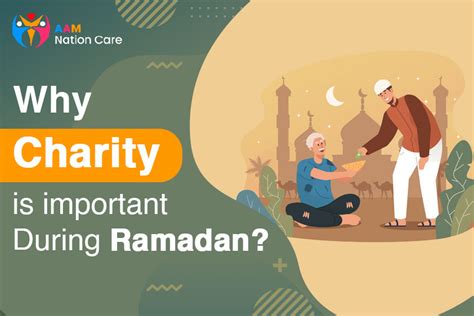 Significance of charity during Ramadan .